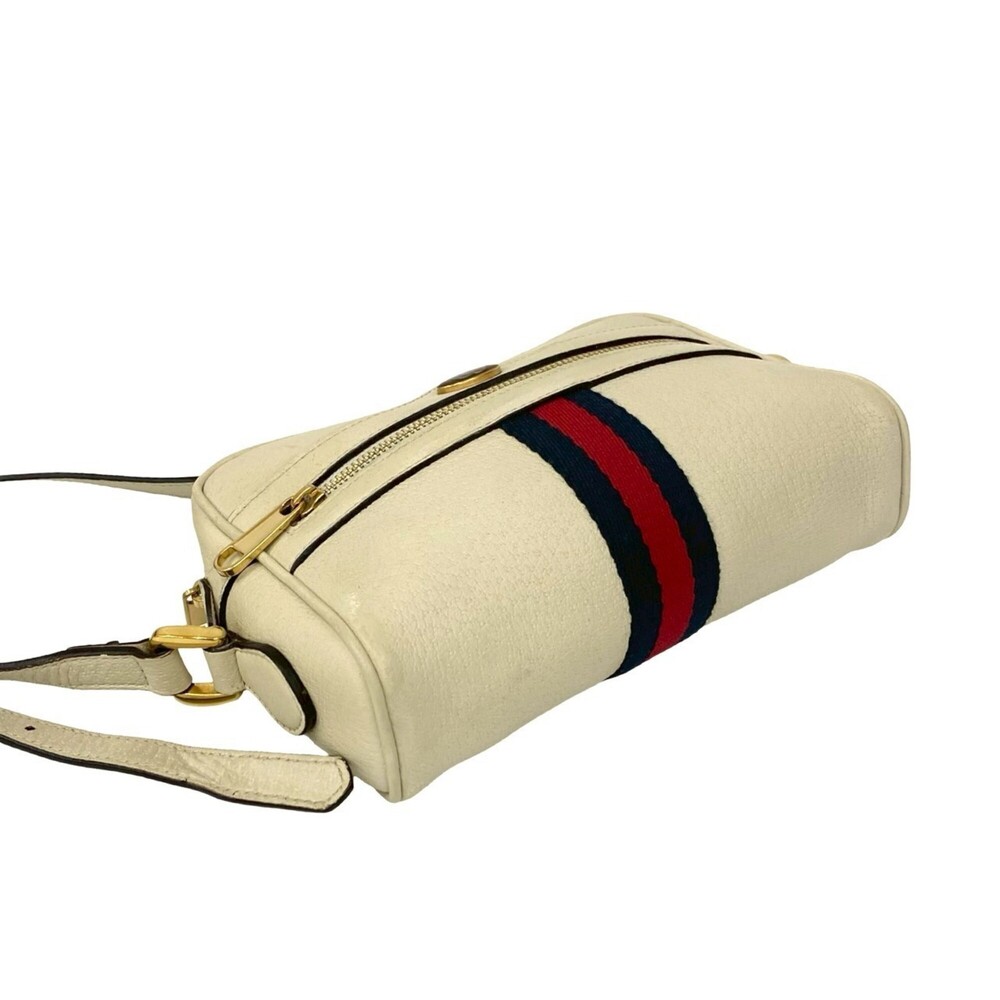 GUCCI Authentic Red Leather Pochette Shoulder Bag - Picture 7 of 10